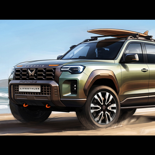 2027 Mahindra Motors Scorpio Lifestyler Sketches